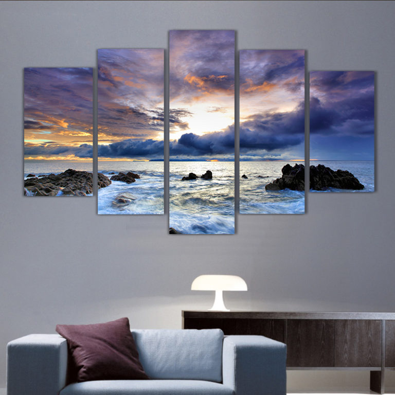 Serene Sunset Multi Canvas Art