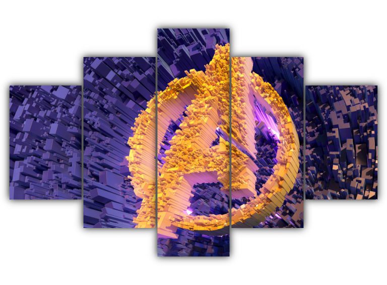 Avengers Logo Multi Canvas Art