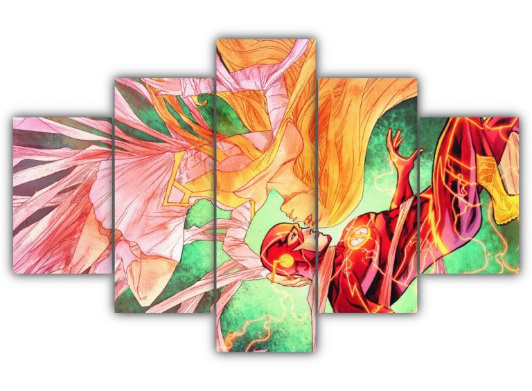 Flash Vs. Unknown Enemy Multi Canvas Art