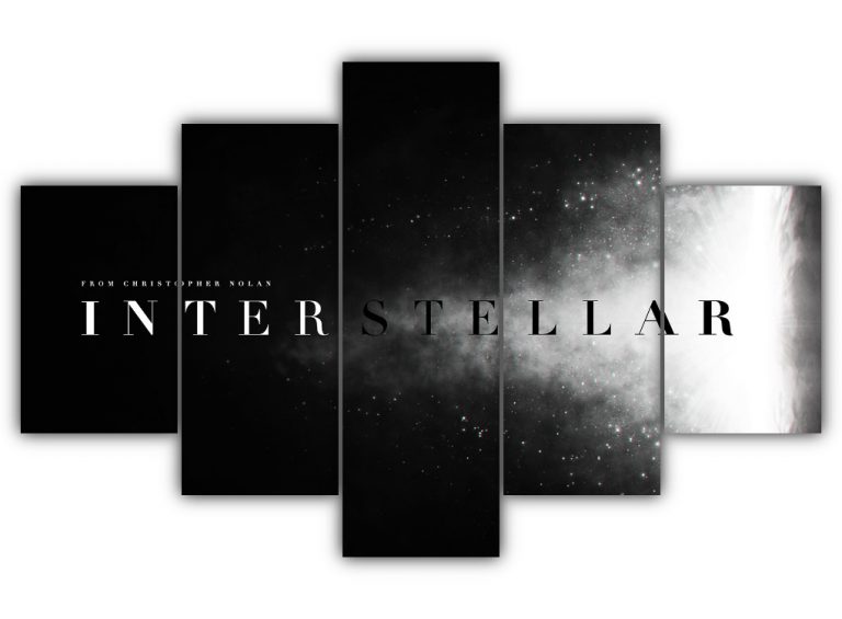 Interstellar Poster Multi Canvas Art