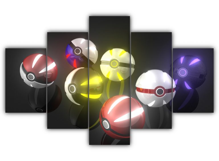 Pokeballs Multi Canvas Art