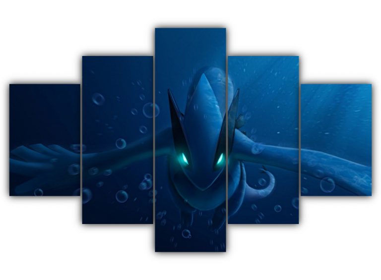 Swimming Lugia Multi Canvas Art