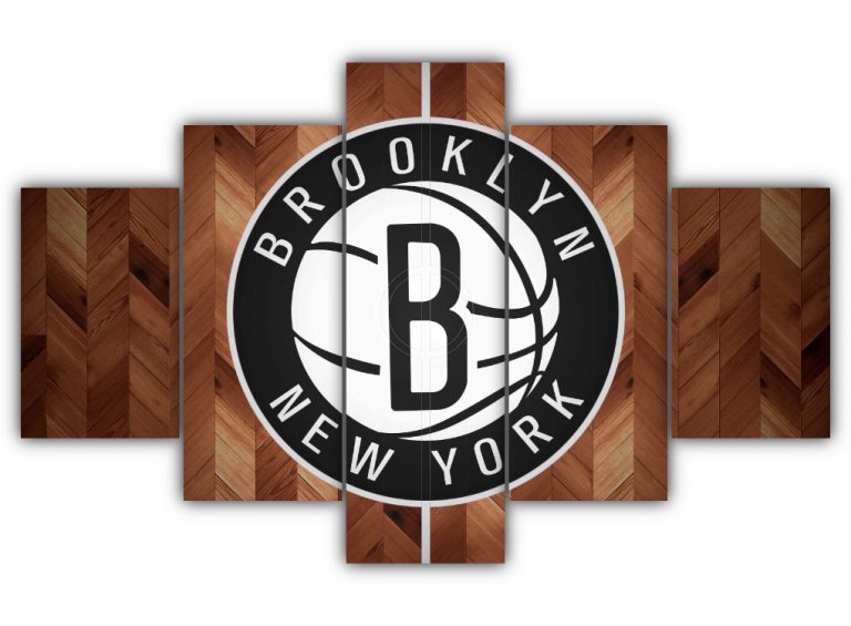 Brooklyn Nets Logo Multi Canvas Art