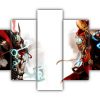 Iron Man vs Thor Multi Canvas Art