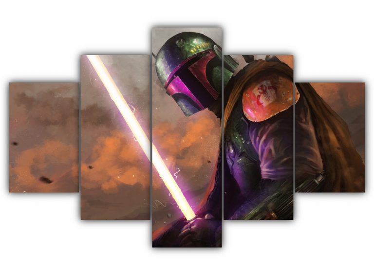 Boba Fett Multi Canvas Art