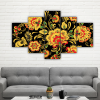 Flower Pattern Multi Canvas Art