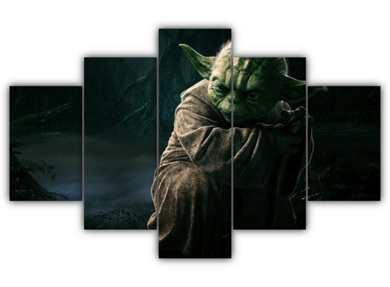Force Of Yoda Multi Canvas Art