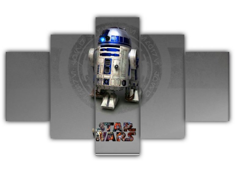 R2 D2 Astromech Droid Multi Canvas Art