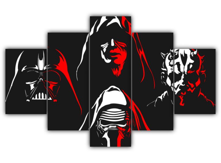 Star Wars enemies Multi Canvas Art