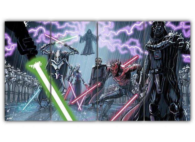 The Dark Side Multi Canvas Art