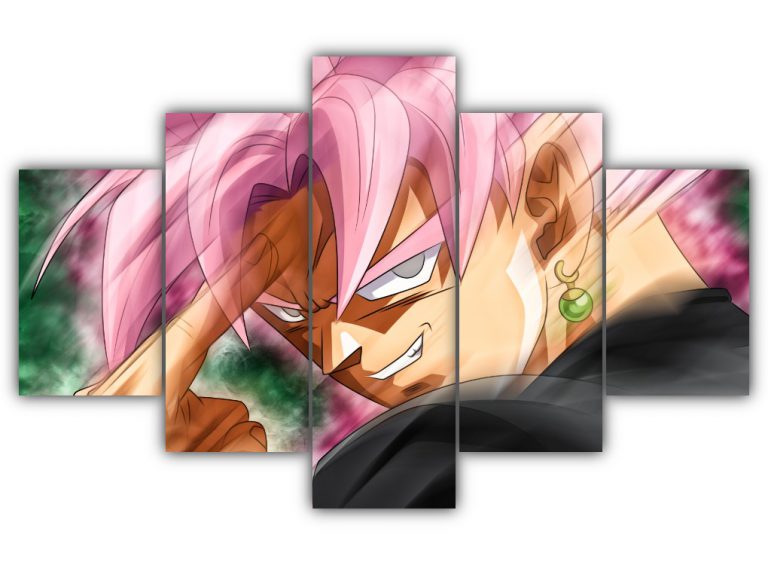 Black Goku Instant Transmission Multi Canvas Art