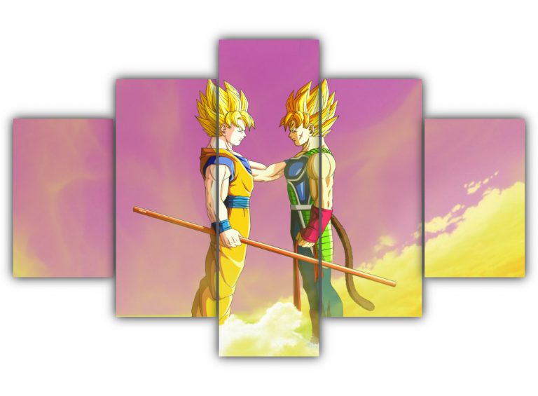 Goku and Bardock Multi Canvas Art