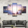 Goku and Krillin and Master Roshi Multi Canvas Art