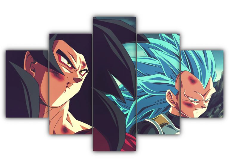 Goku and Vegeta Multi Canvas Art