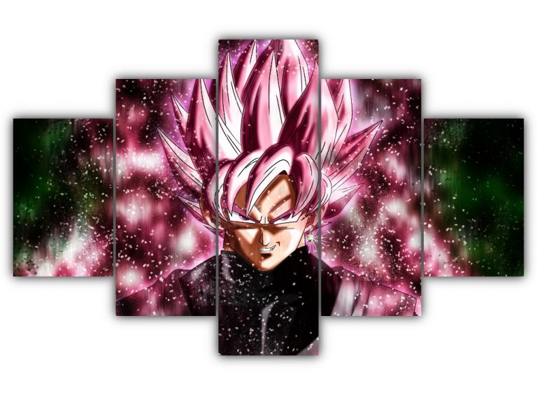 SSR Black Multi Canvas Art